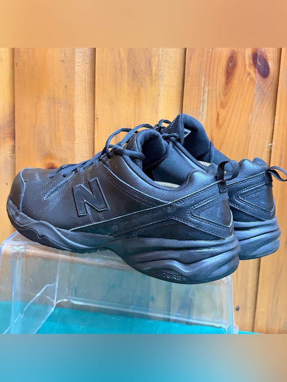 New Balance 608v4 Black Leather Training Shoes Men's Size 12 4E Extra Wide - Picture 7 of 12